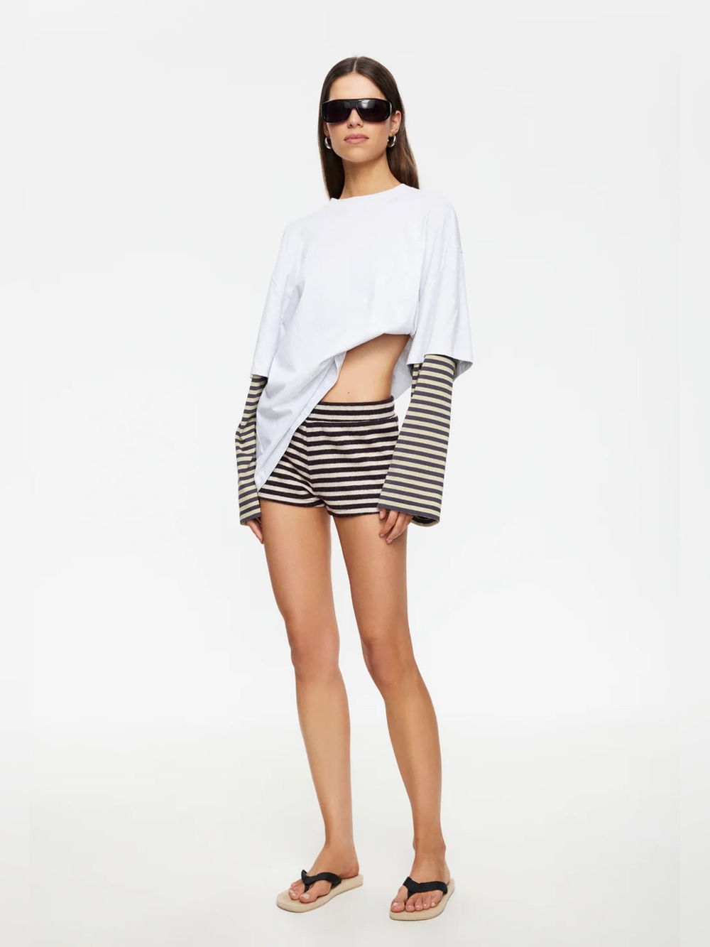 Lioness Bottega Shirt | beige stripe A3